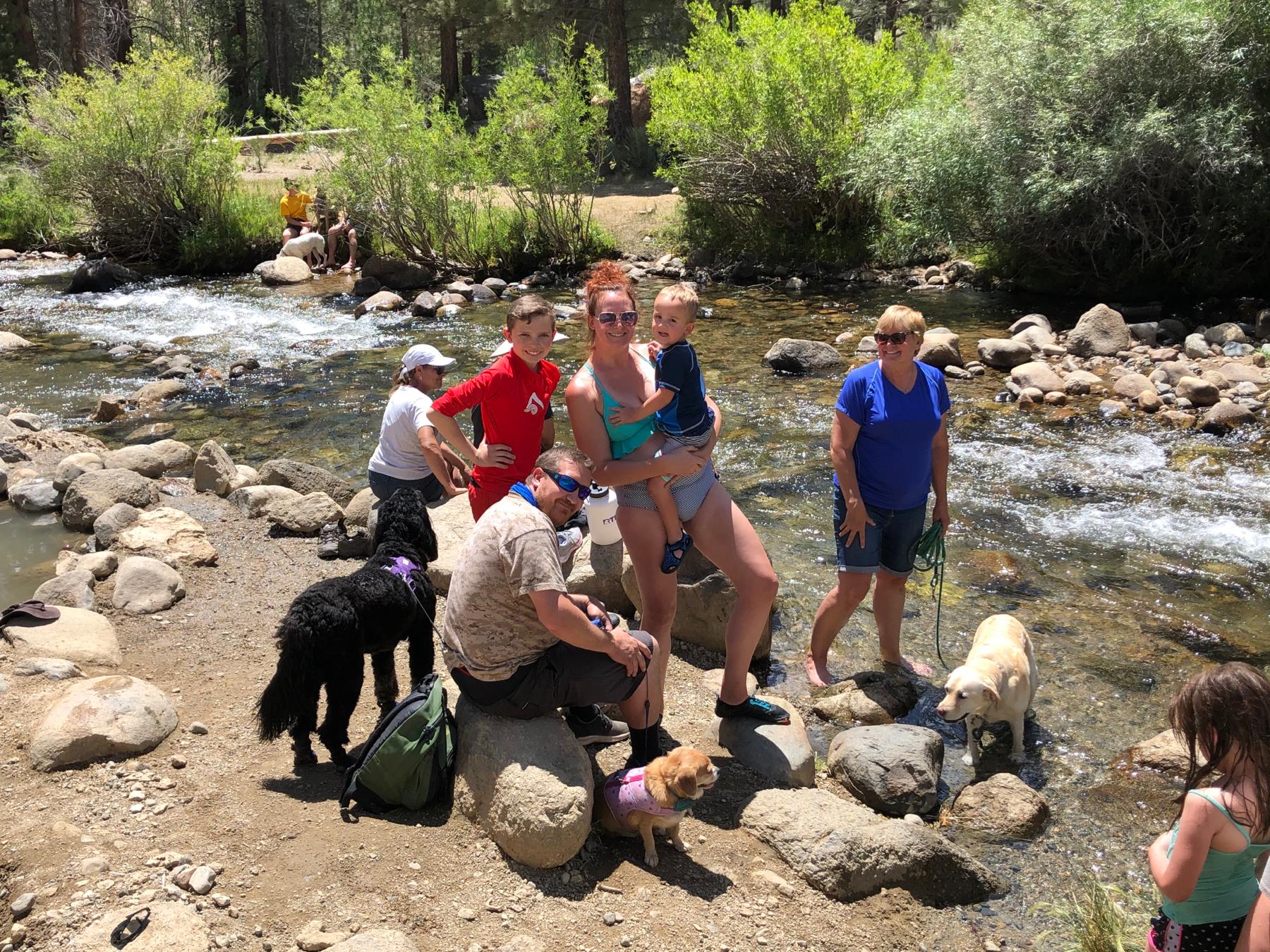 Camping in Bridgeport, CA.