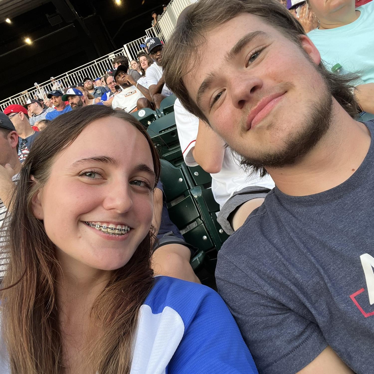 our first date! go braves!