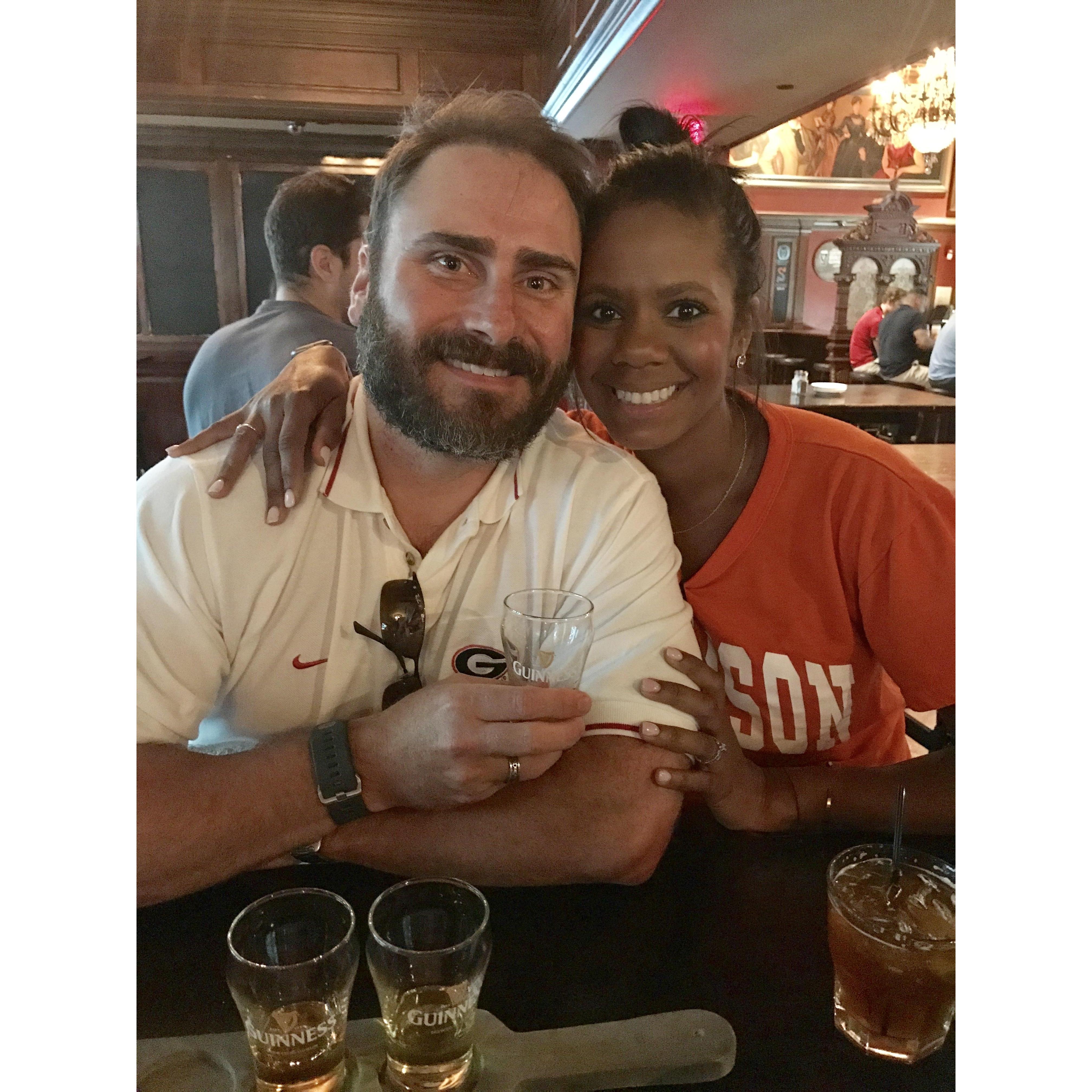 Fall Saturdays = football; a house divided (go Tigers)!