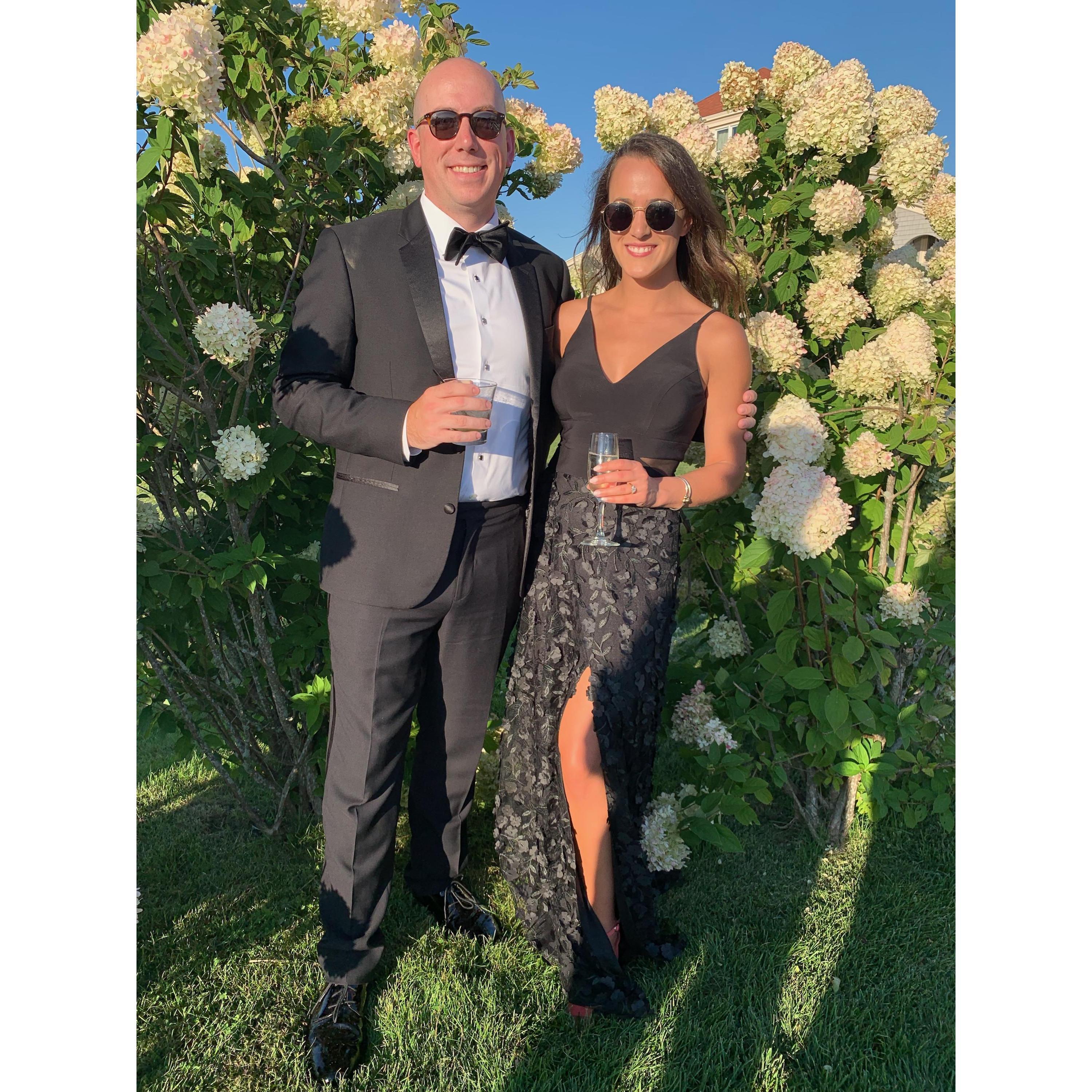 at Jon's cousin Stephanie's wedding