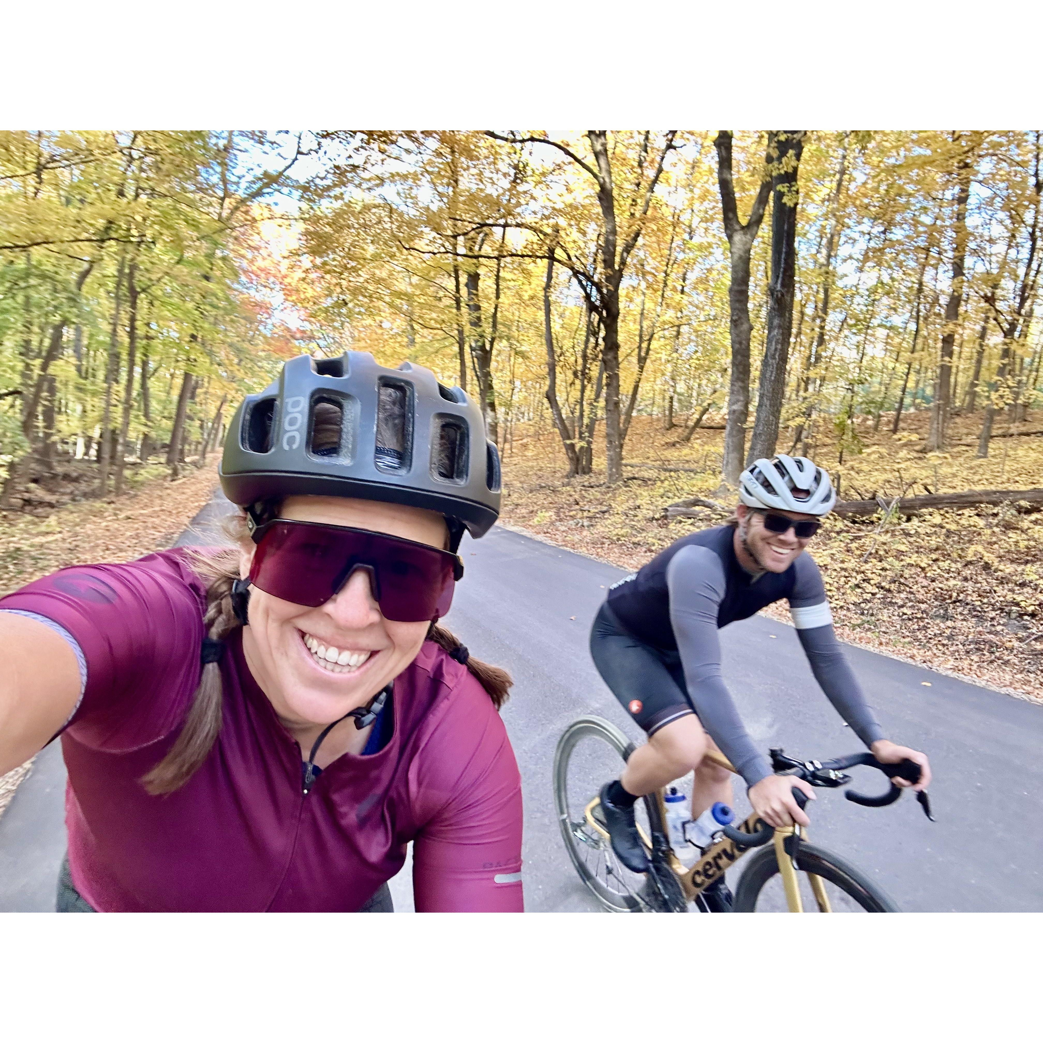 Every fall, we take a day and go leaf peeping. This was near Lake Geneva