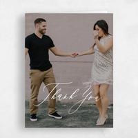 White Wedding Thank You - Seville Photo