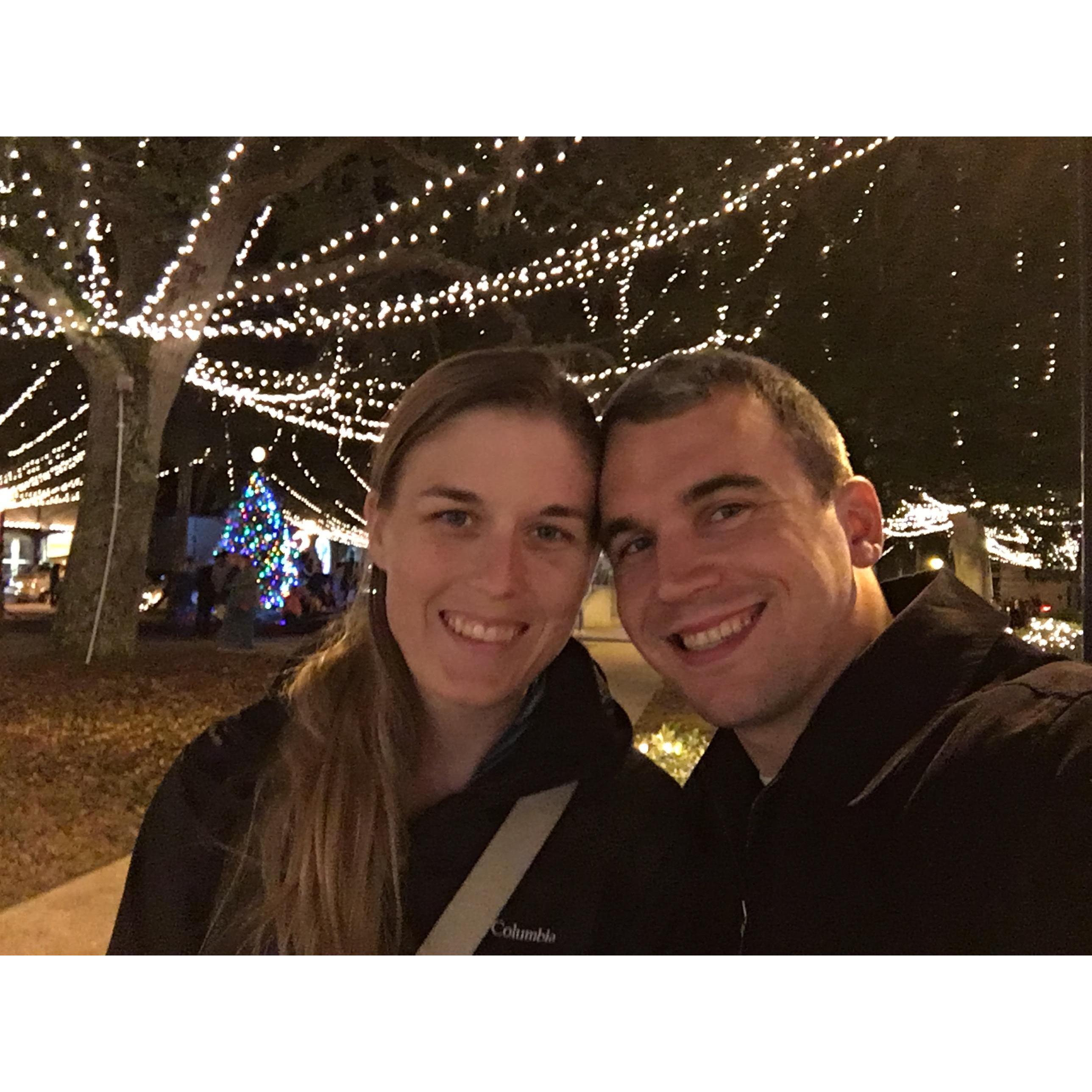 Return to our first date spot, St. Augustine
