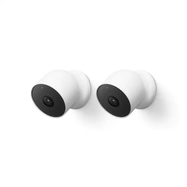 Nest Cam (Battery) - Indoor and Outdoor Wireless Smart Home Security Camera - 2 Pack