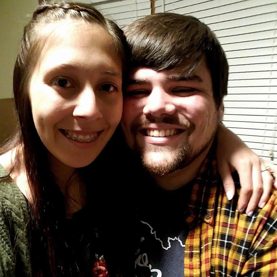 Engagement day! Right after someone talked someone else into showing them the wedding band as well...