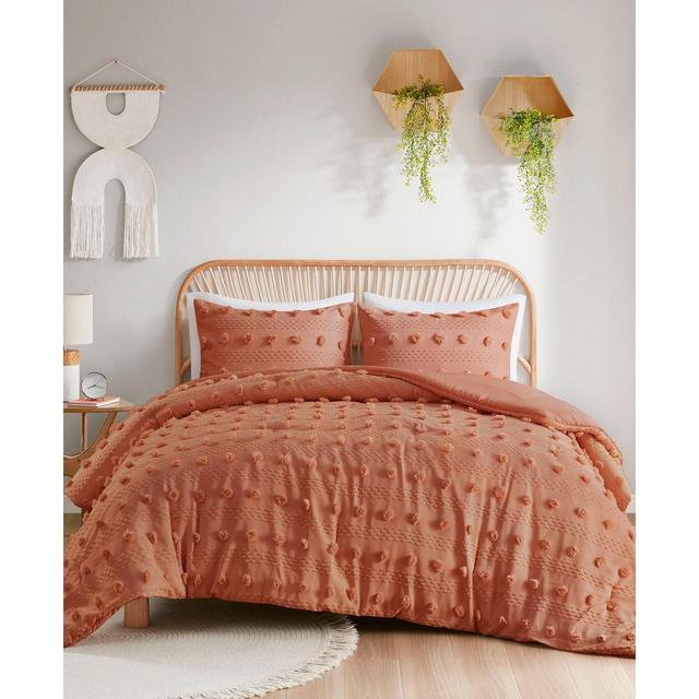 Intelligent Design Lucy Clip Jacquard 3-Piece Comforter Set, King/California King