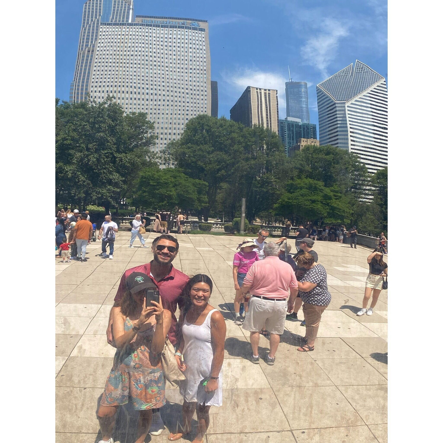 July 3, 2023. Chicago bean with our road trip fam :)