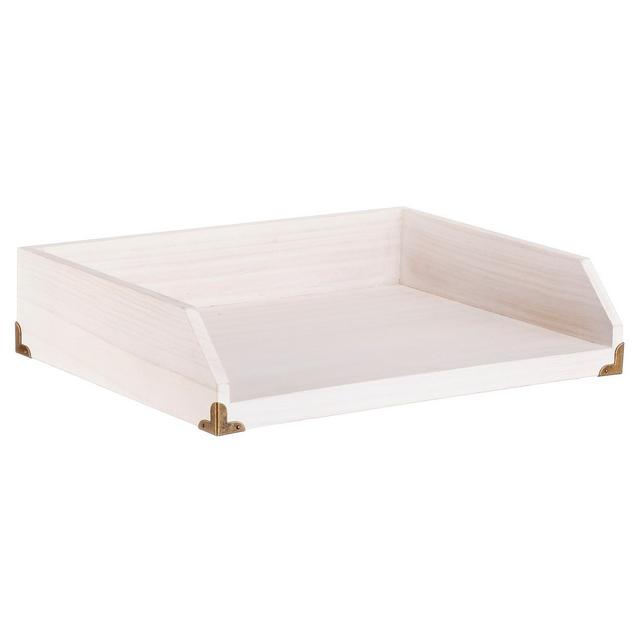 Paper Tray, White Wood - Threshold™