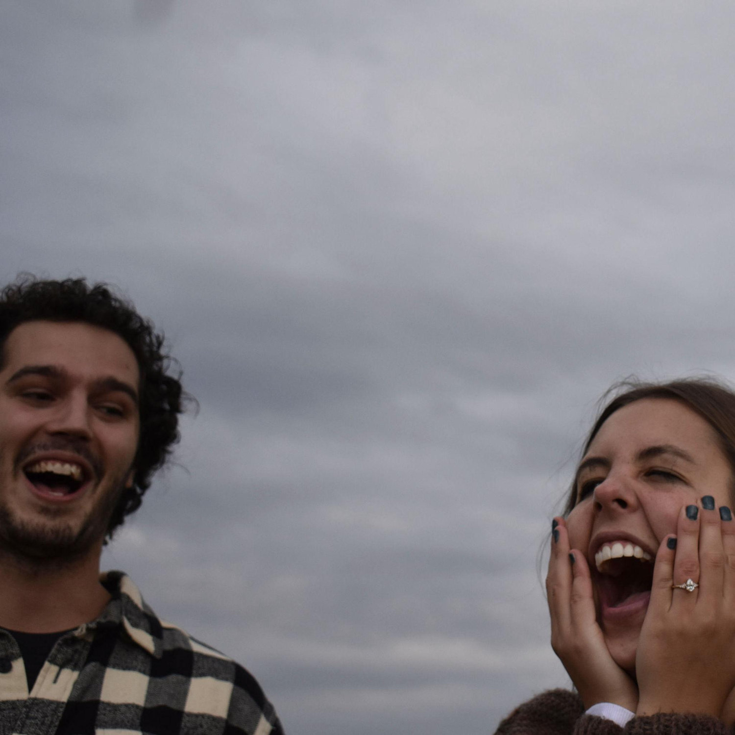 When we got engaged!