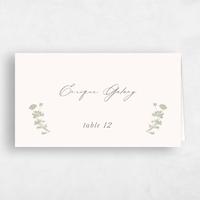 Green Wedding Place Card - Dianora