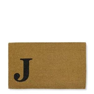 Single Letter Monogram Doormat