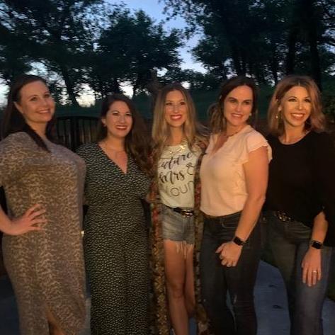 Whitney and her BRIDE TRIBE @ the engagement festivities, 5.16.10.