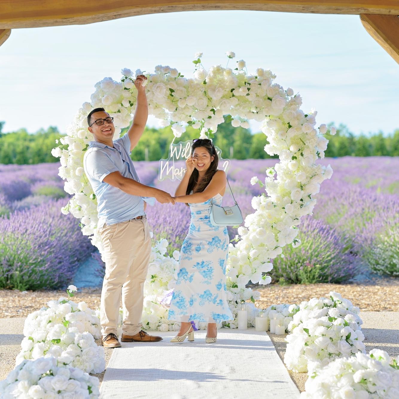 “SHE SAID YESSS!!!”