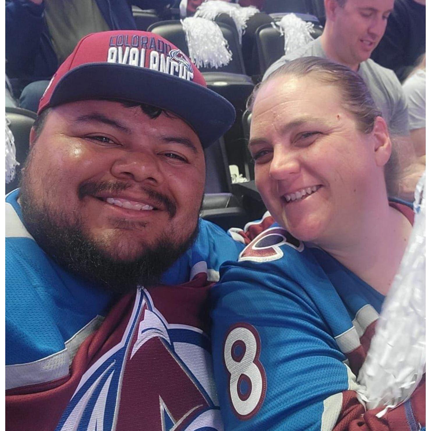 Cheering on the Avs in the playoffs