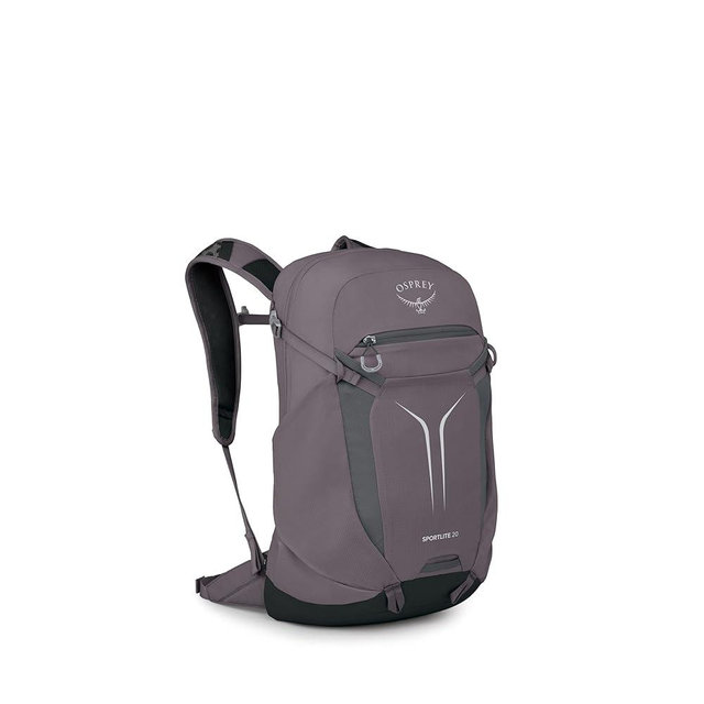 Osprey Sportlite 20L Lightweight Hiking Backpack for Men and Women - Everyday Hiking Bag - Travel Daypack, Graphite Purple