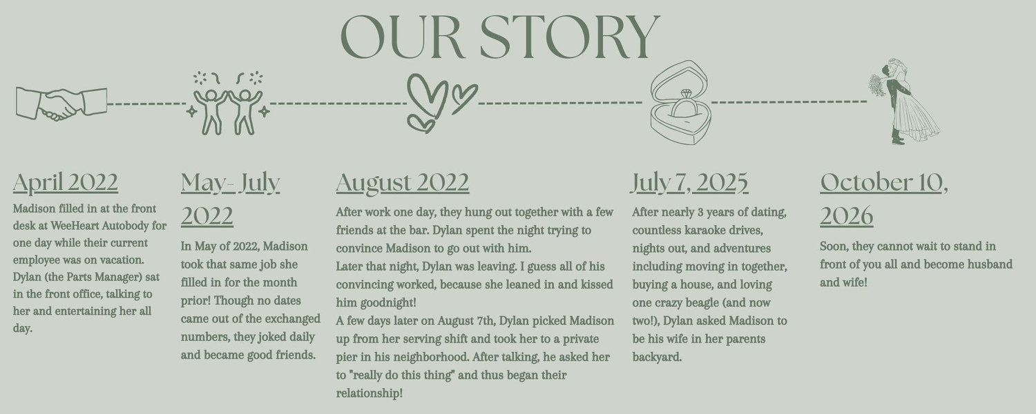 The Wedding Website of Madison Nutwell and Dylan Zimmerli