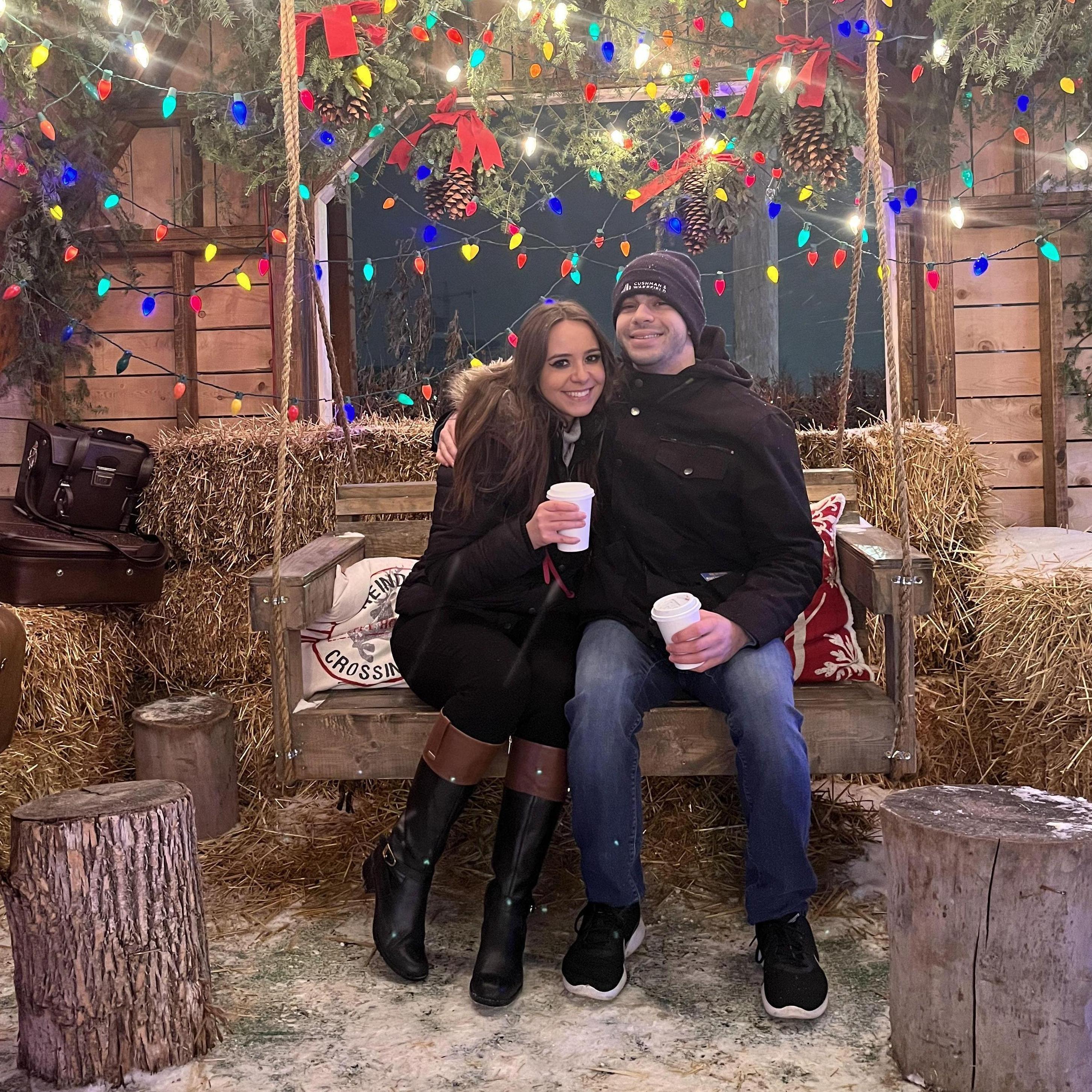 One of our first chilly dates at Jack Frost's pop-up in Chicago