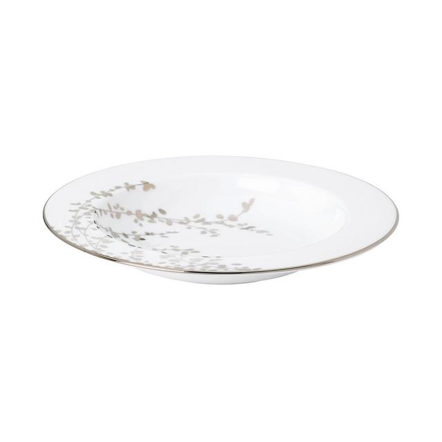kate spade new york Gardner Street Platinum Rim Soup Bowl