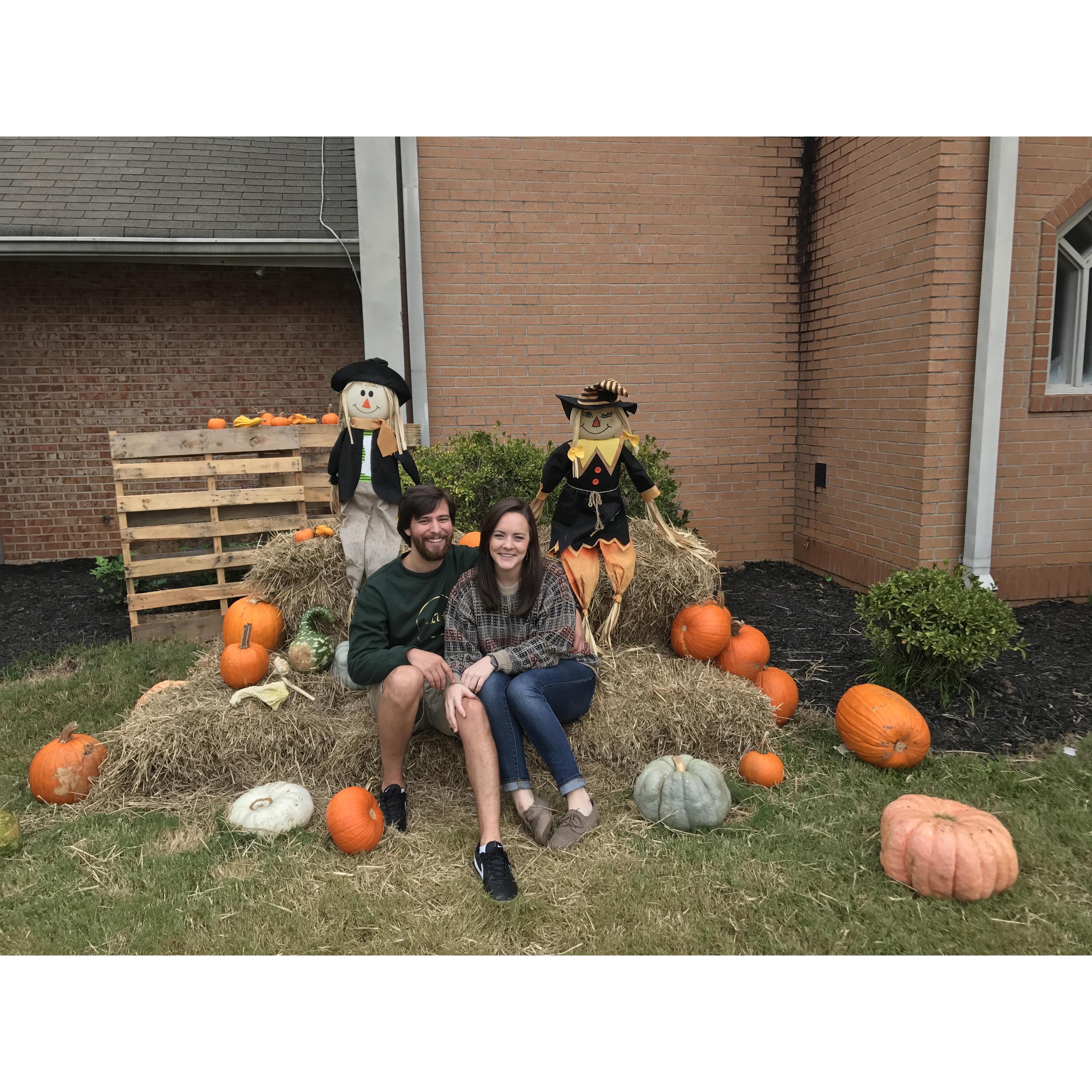 Pumpkins with my pumpkin! 
October 2018
