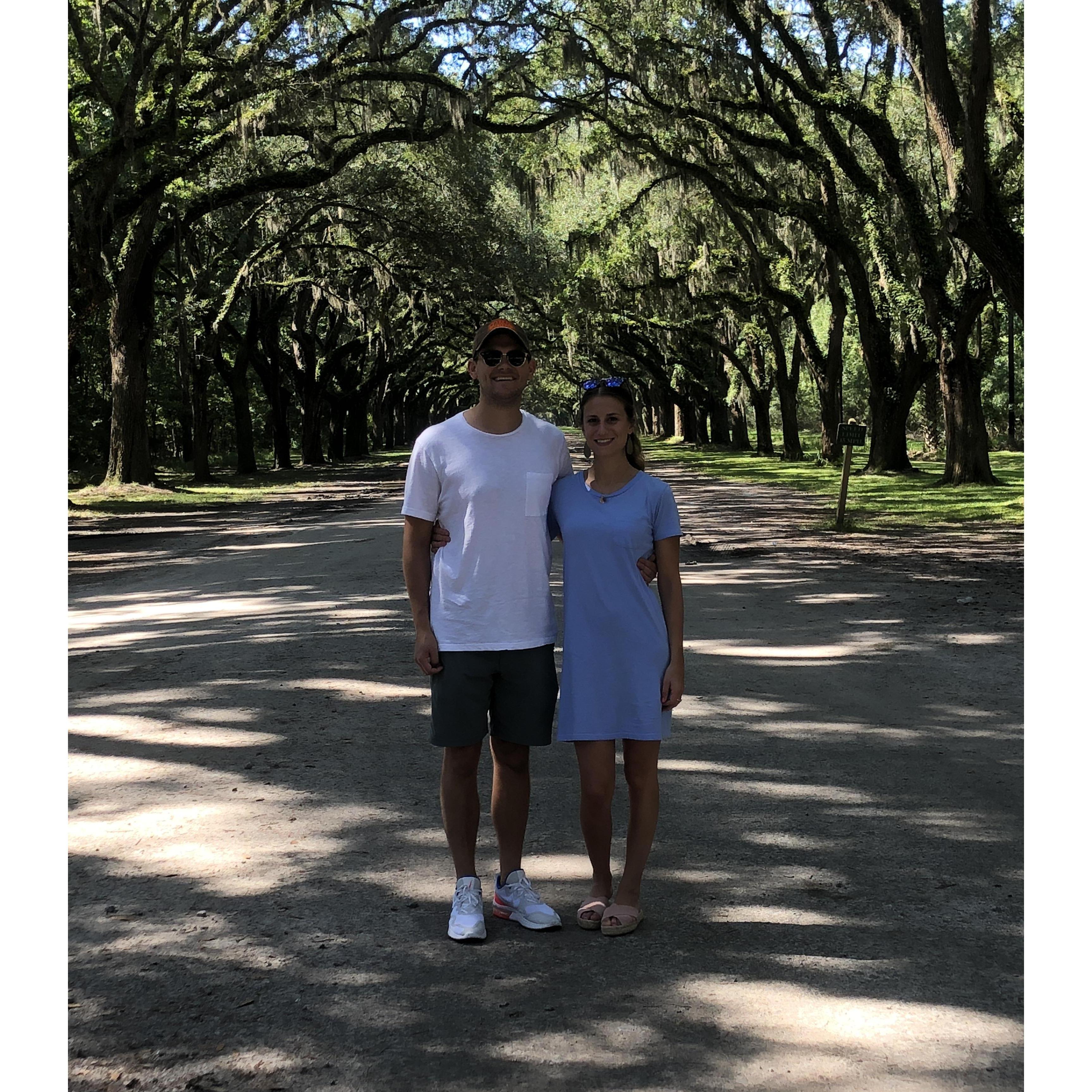 Before law school, we took a trip to Savannah. It's where Ted told Kate, he would never leaf her.