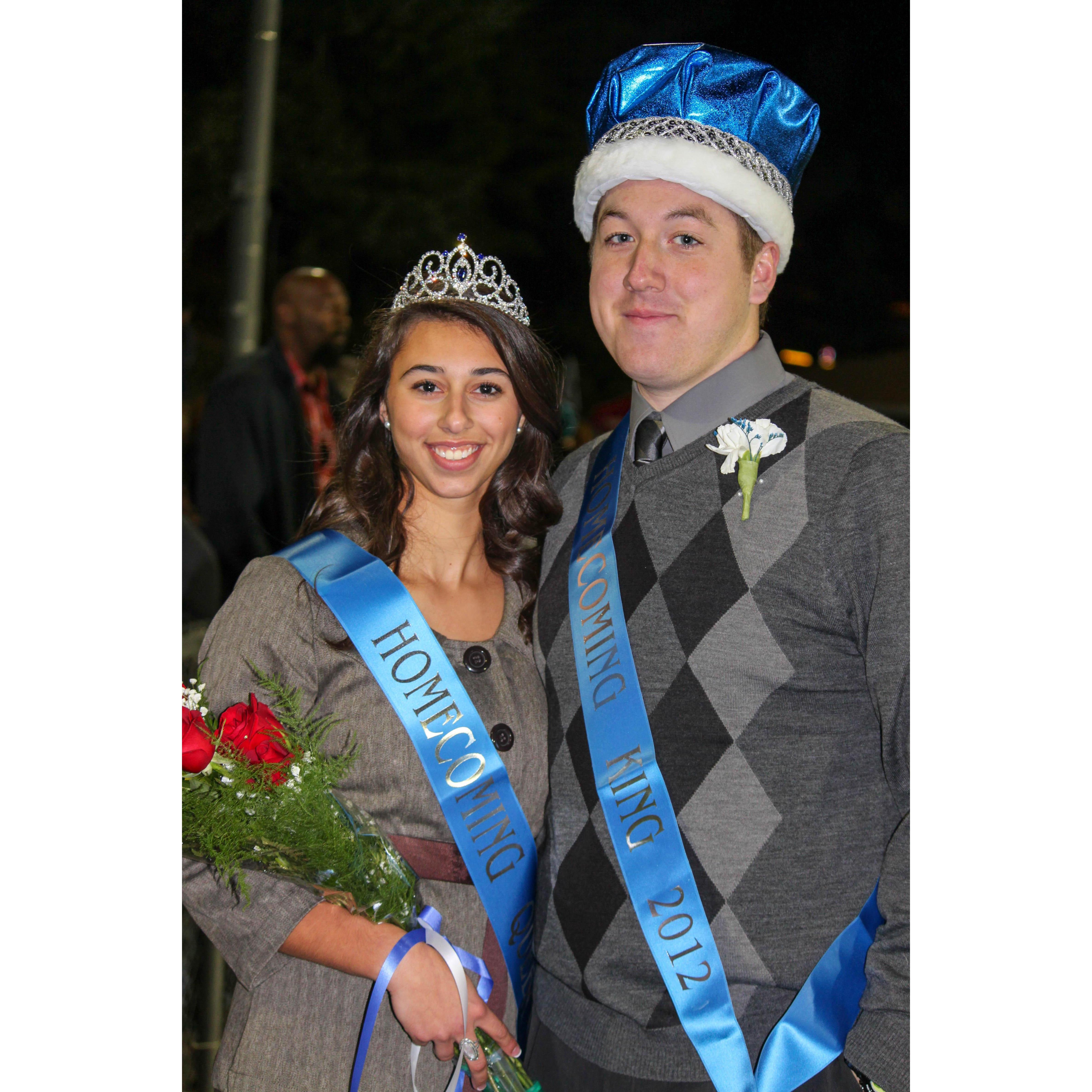 We were crowned homecoming king and queen!