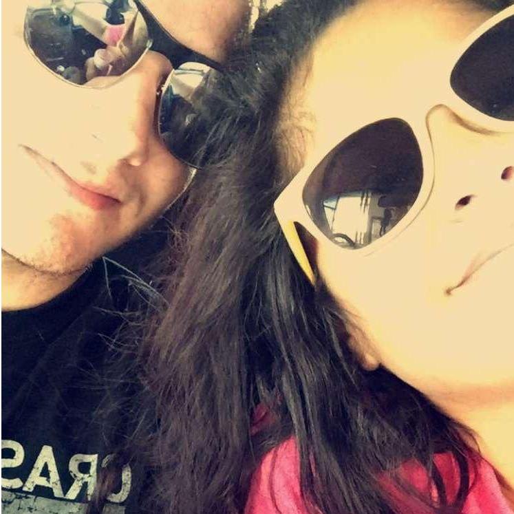 Our first picture together.