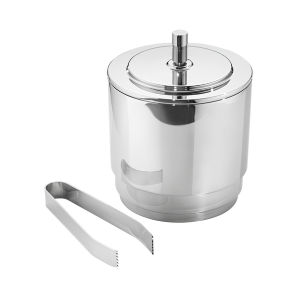 Georg Jensen Manhattan Ice Bucket & Tong