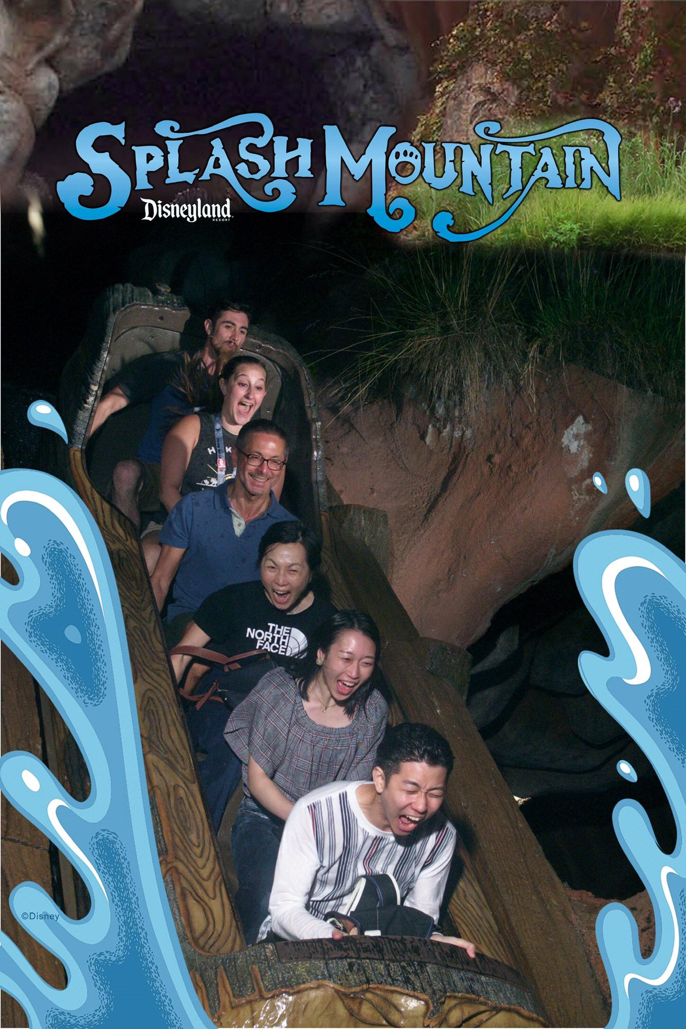 Splash Mountain in Disneyland fun!