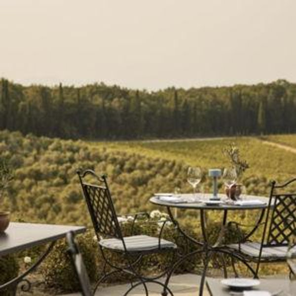Dinner at La Torre in Tuscany, Italy