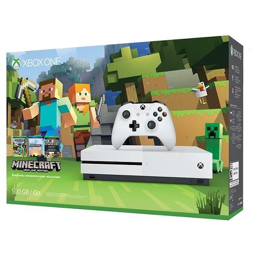 Xbox One S 500GB Minecraft Favorites Bundle