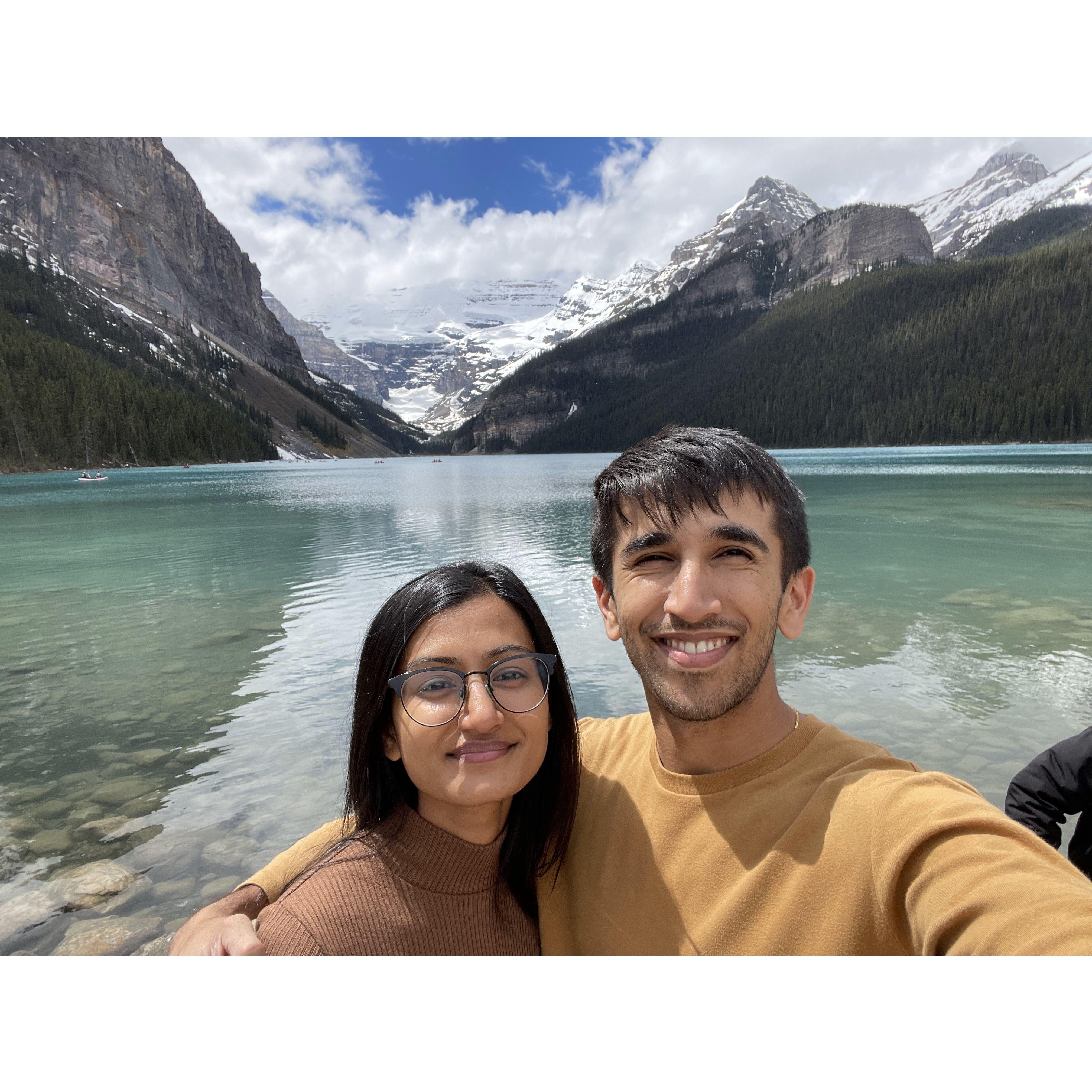 We put on and took off so many layers during this hike.