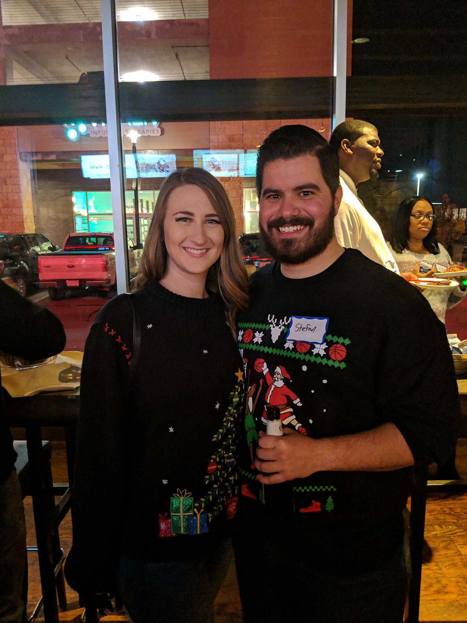 2018 Christmas Party at Stefan’s work.