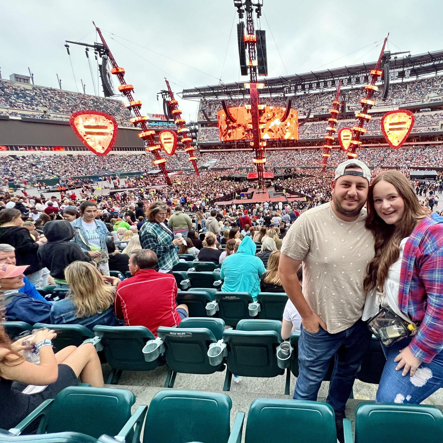 June 3rd, 2023 - Lindsay & Richie's first concert together - Ed Sheeran