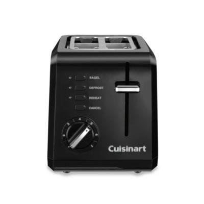 Cuisinart® Black Compact Cool-Touch 2-Slice Toaster