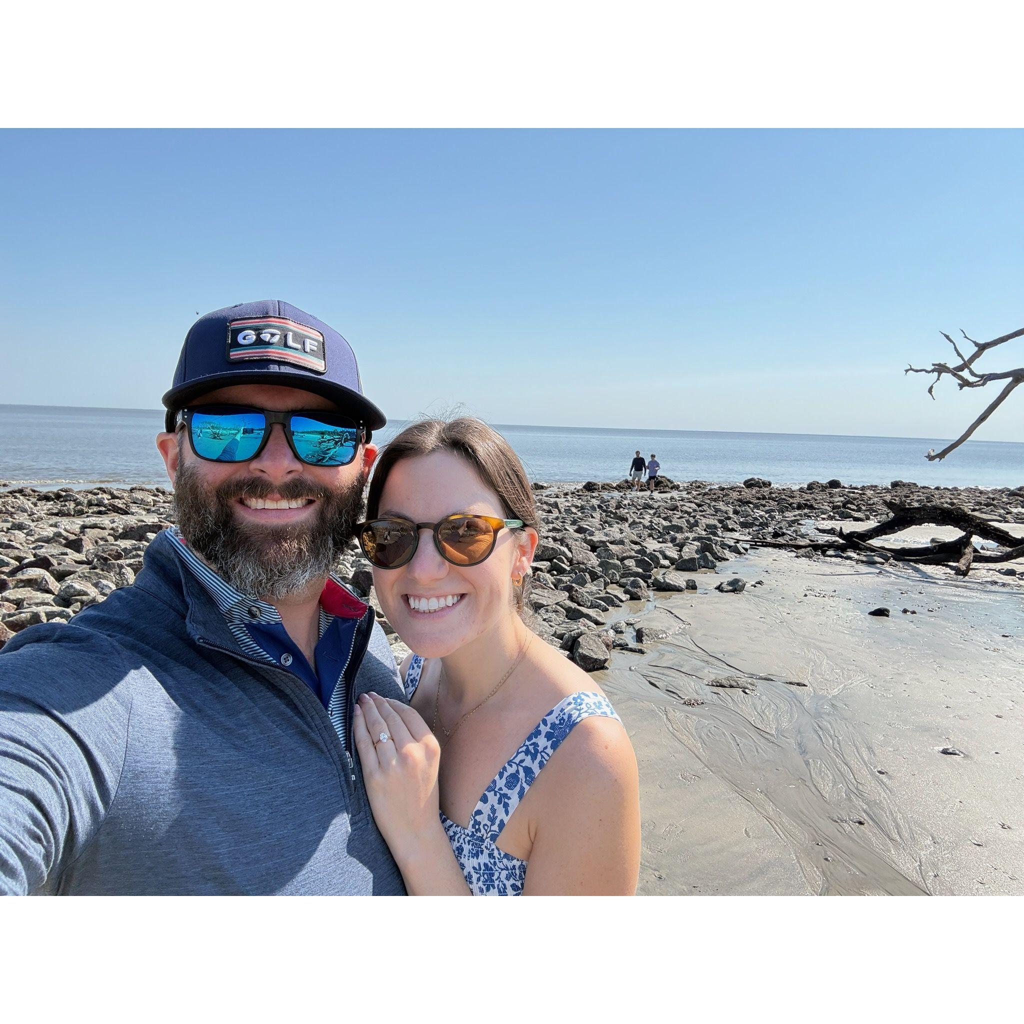 Captured on the beach after Julie said "yes!"     ~Driftwood Beach, GA 10.2024