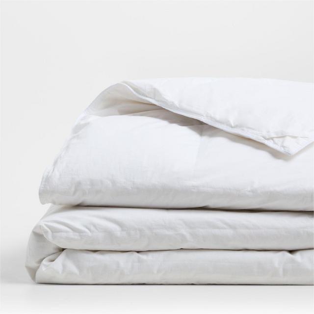 Classic Organic Cotton Medium Weight Down King Duvet Insert