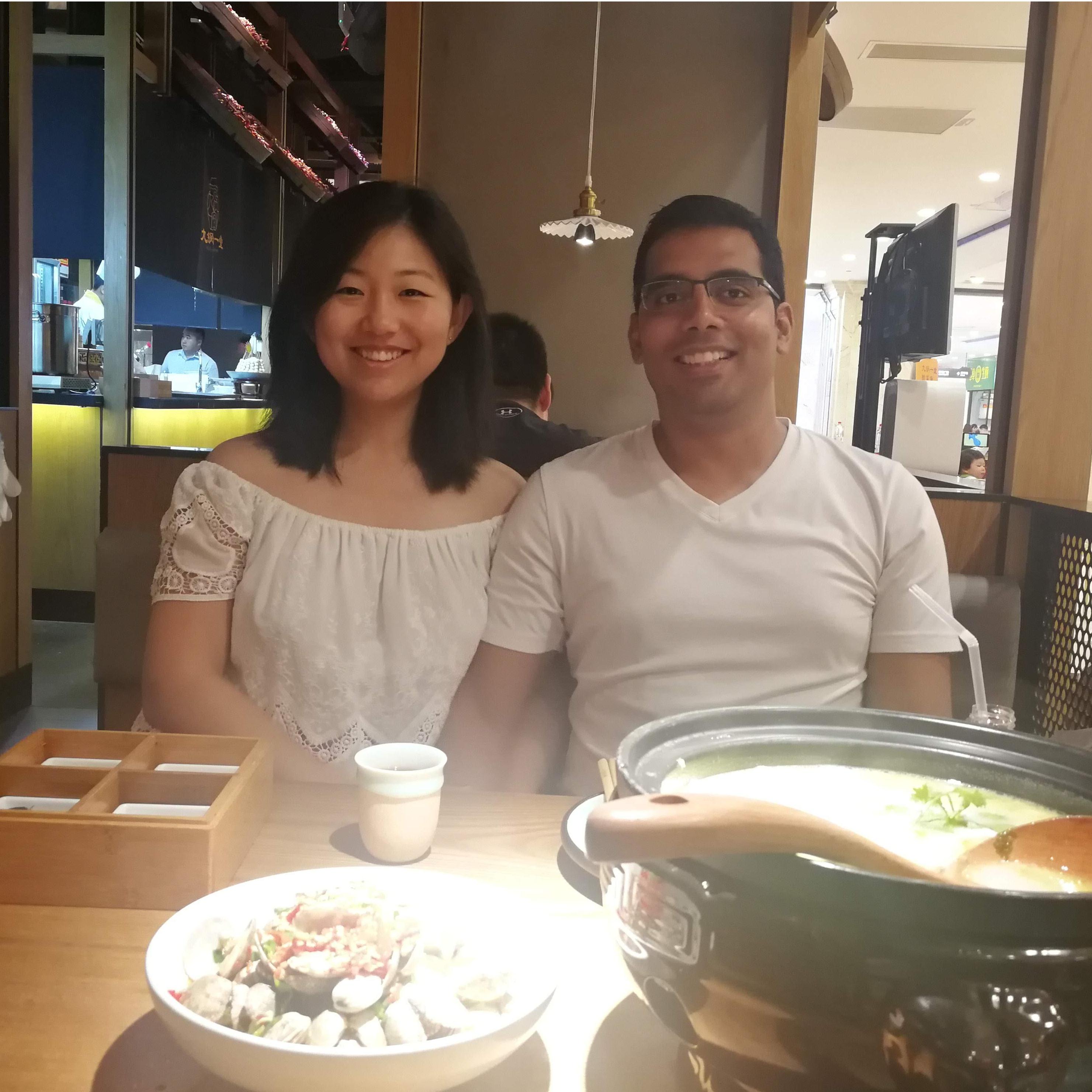 My three favorite things - food, more food and Yunwen
