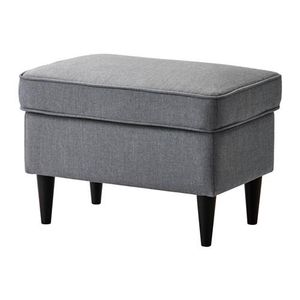 STRANDMON				Ottoman, Skiftebo light beige $89.00