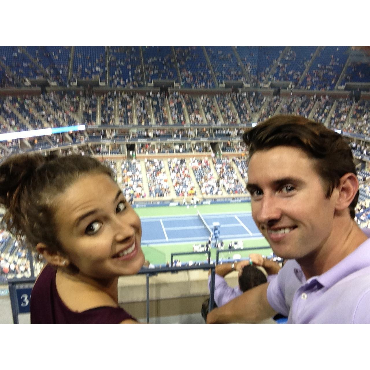 US Open at Arthur Ashe stadium