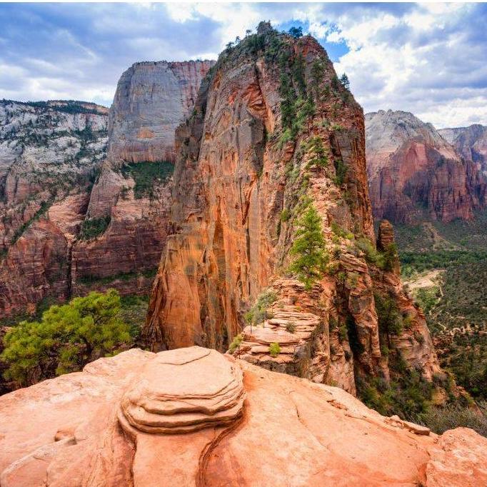 The infamous Angel's Landing at Zion National Park