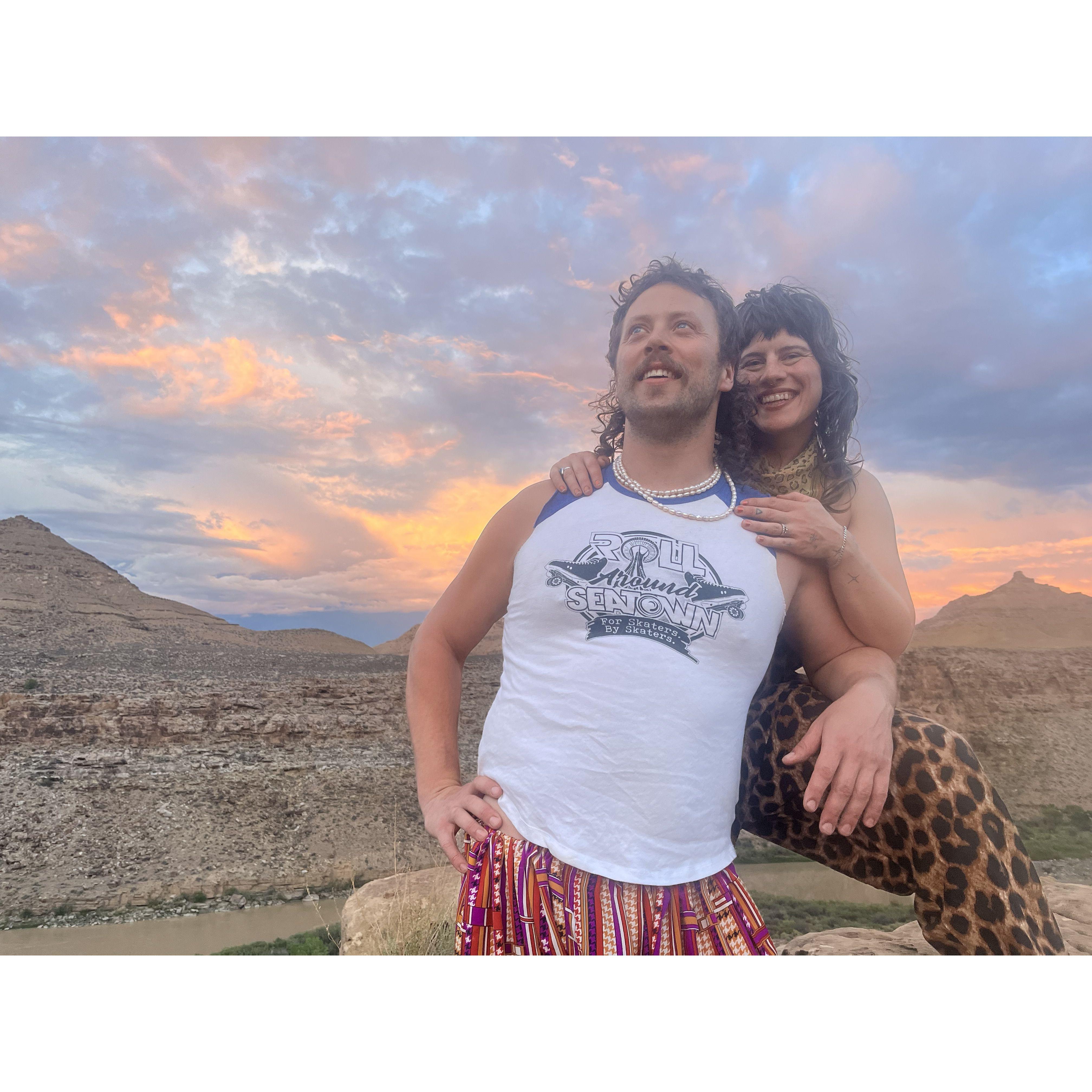 A hike on our Desolation Canyon River trip