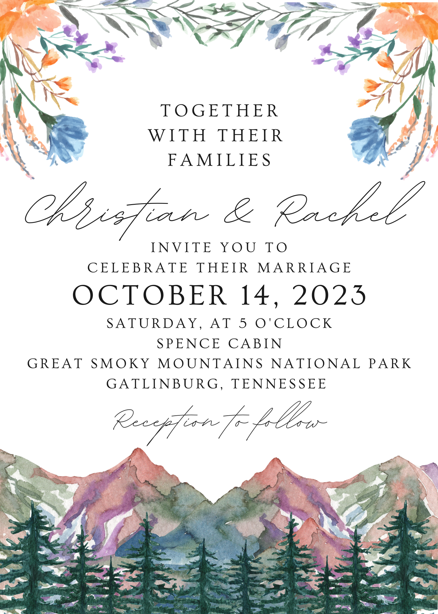 The Wedding Website of Rachel McMurray and Christian Brower