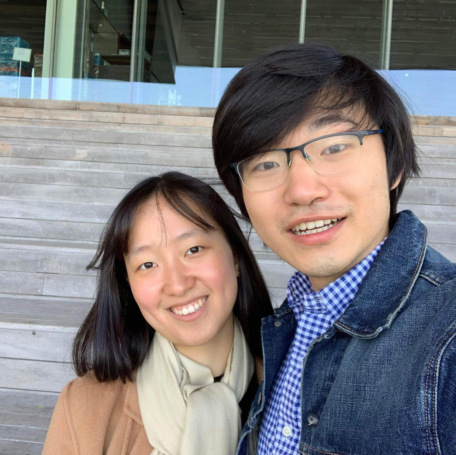 Our first week! We went to take a walk near seaport in Boston
