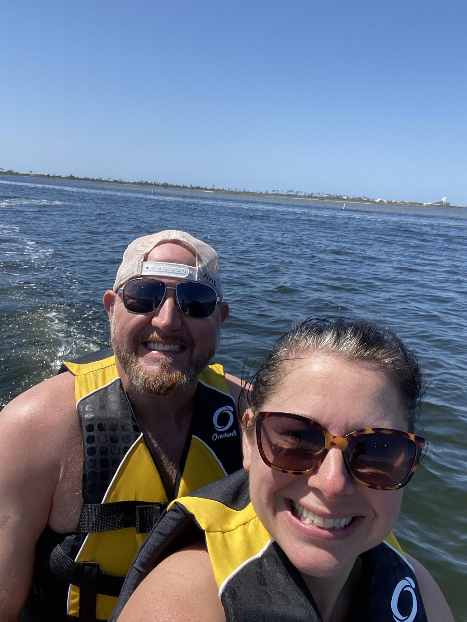 Jet skiing in Gulf Shores!