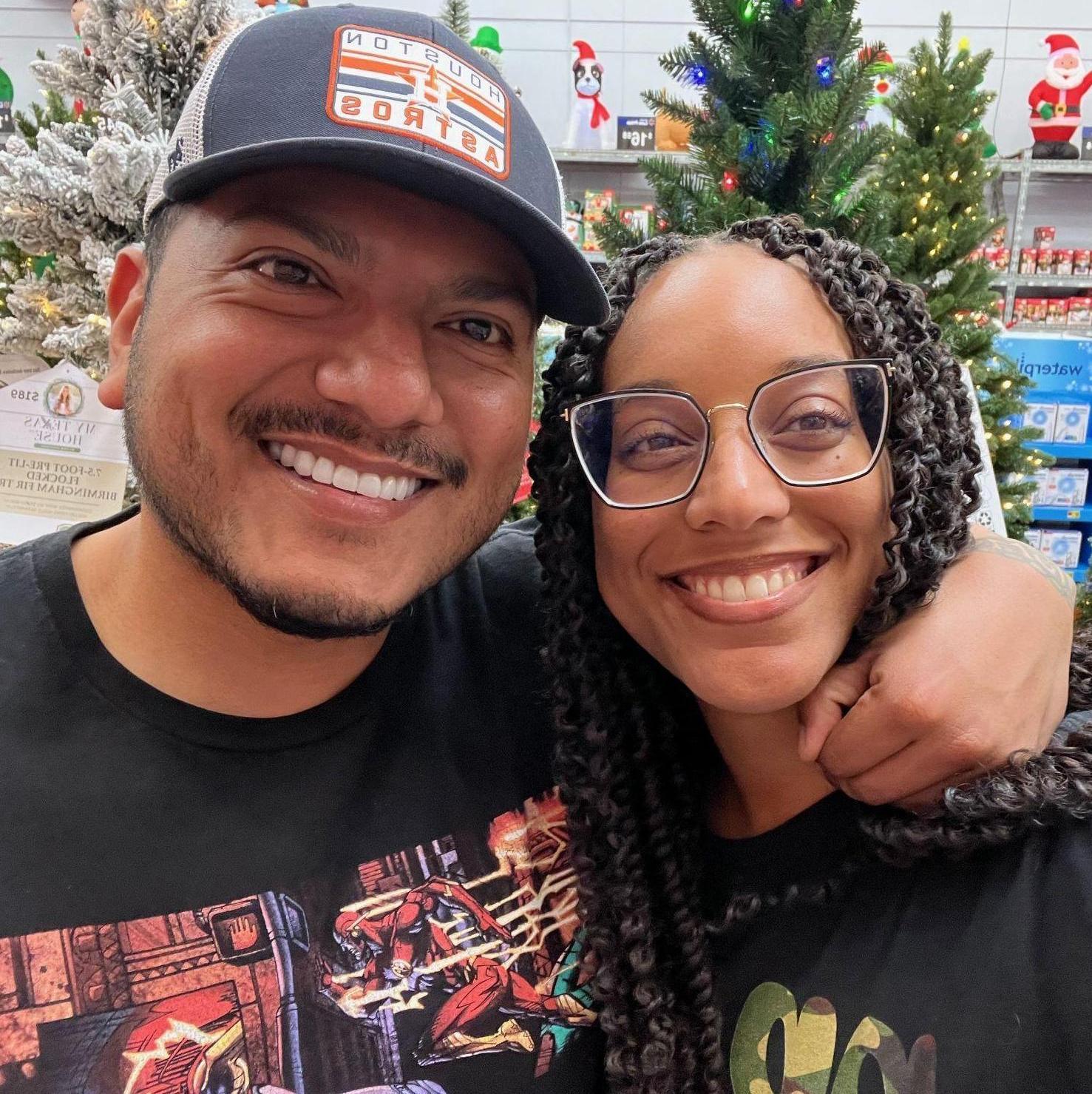 Christmas tree shopping!