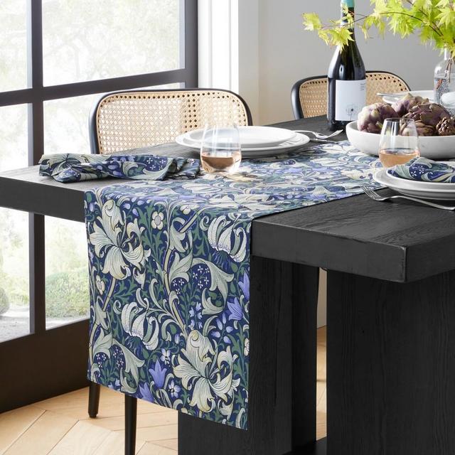 Williams Sonoma x Morris & Co. Golden Lilly Table Runner