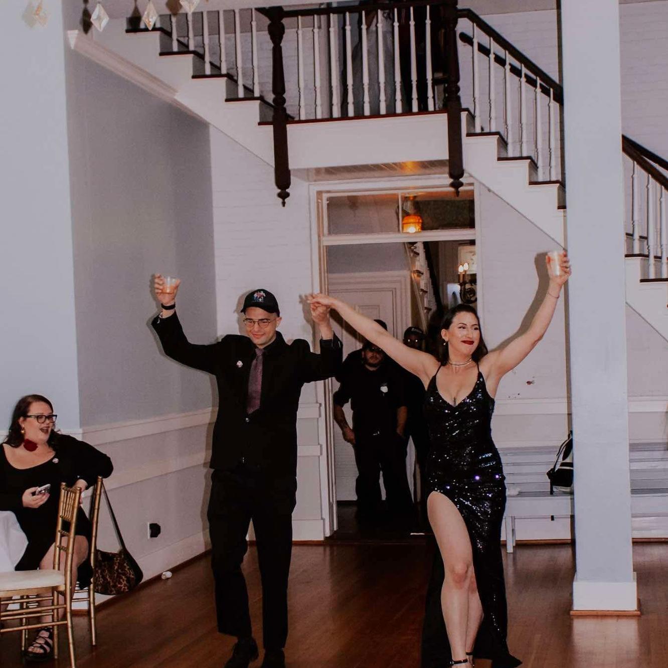 Celebrating dear friends’ wedding.