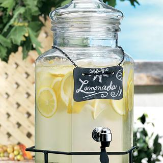 Del Sol Chalkboard Beverage Dispenser