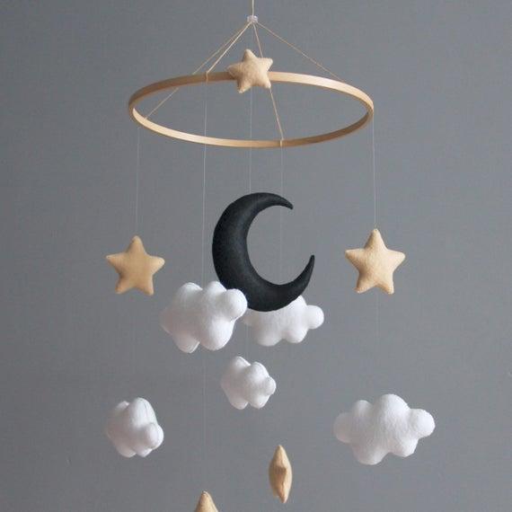 moon and stars mobile