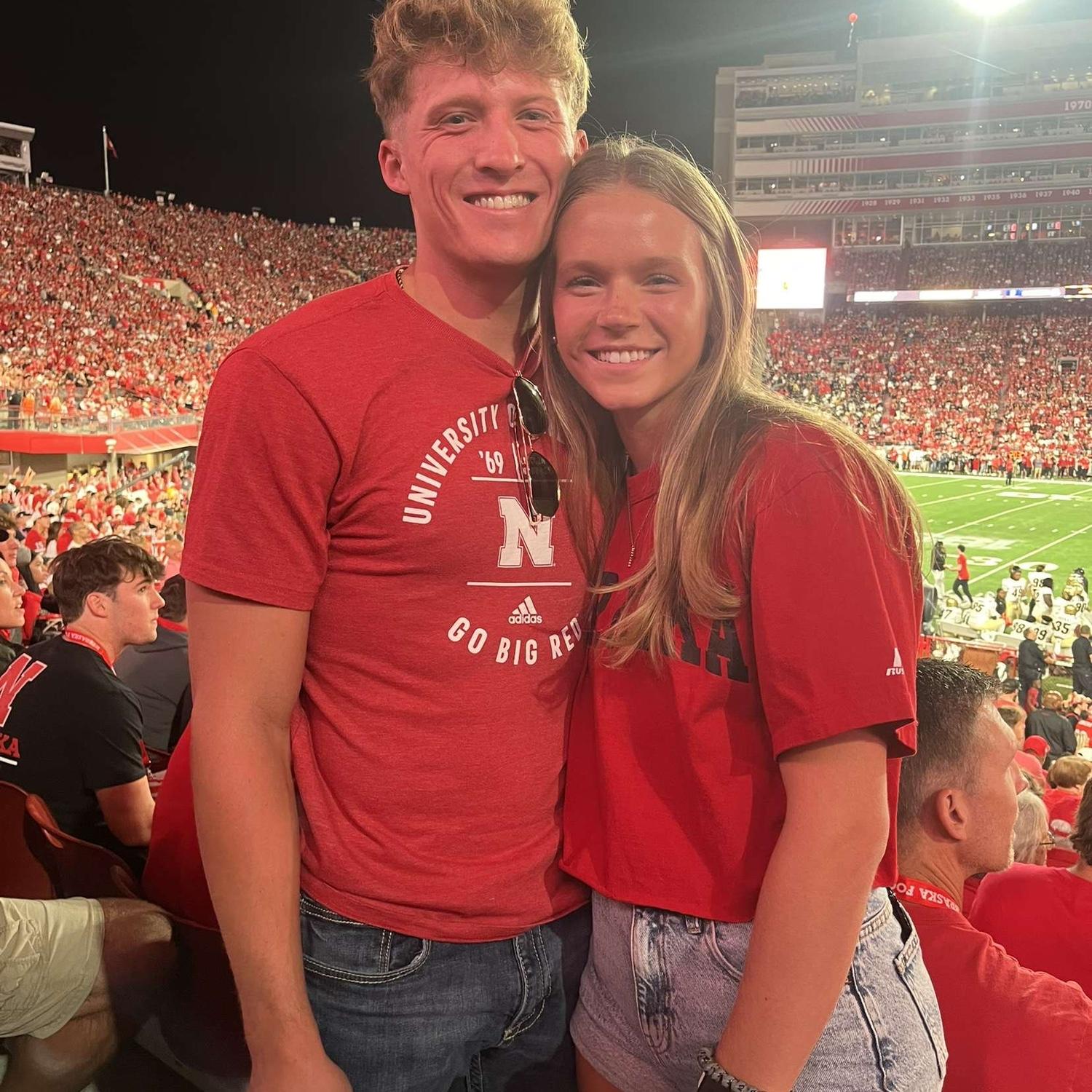 Hayden's first Husker game